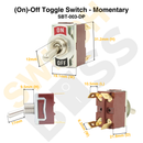 (On)-Off Toggle Switch - Momentary-9