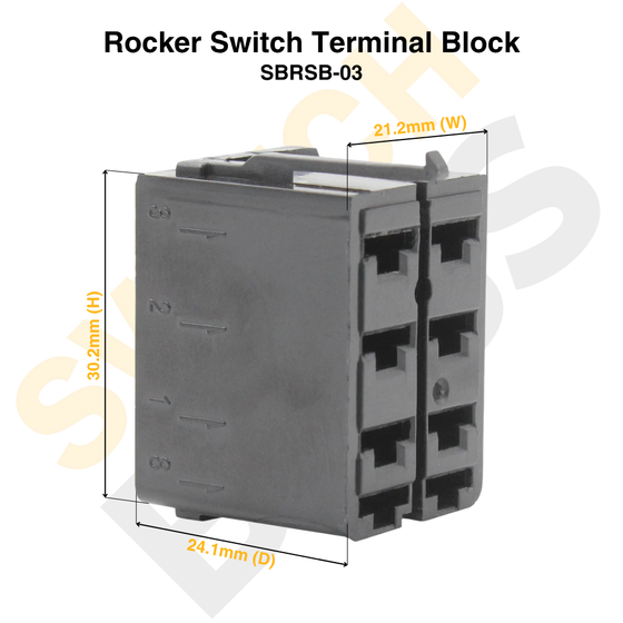 Rocker Switch Terminal Block