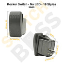 Rocker Switch - No LED - 18 Styles-14