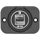 Dual QC USB Charger - Round-12