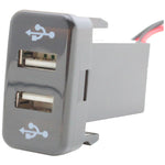 Dual USB Charger - suit Toyota Large
