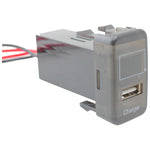 USB Charger + Volt Display - suit Toyota Large