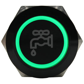 19mm Push Button LED Green