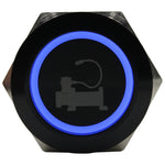 Laser Etched 19mm Push Button Switch with Ring LED (R19 Series)