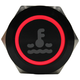 Laser Etched 19mm Push Button Switch with Ring LED (R19 Series)