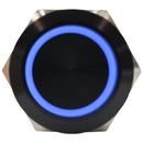 19mm Push Button Switch with Blue LED