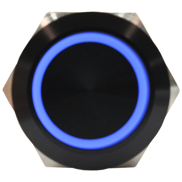 19mm Push Button Switch with Blue LED