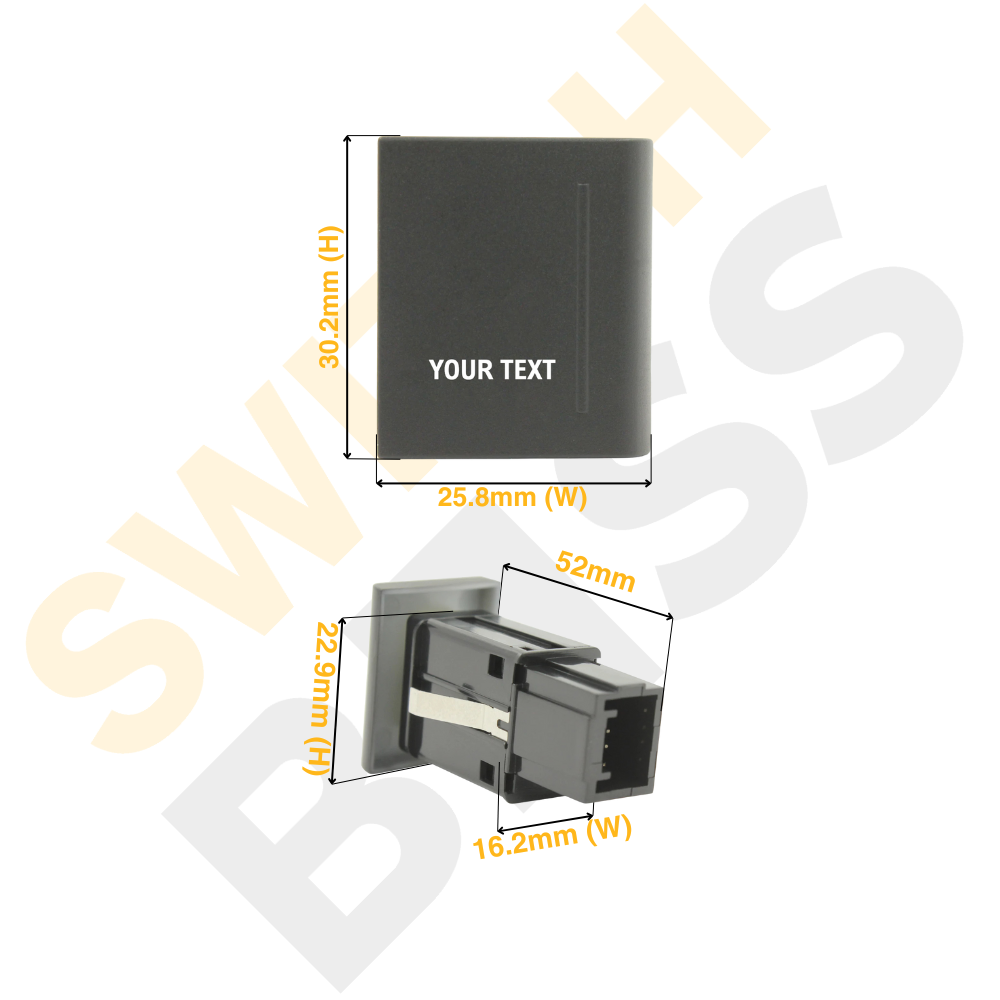 Custom Push Switch suit Volkswagen Small (Right) - 0