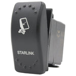 Laser Etched Rocker Switch - Red LED - 82 Styles