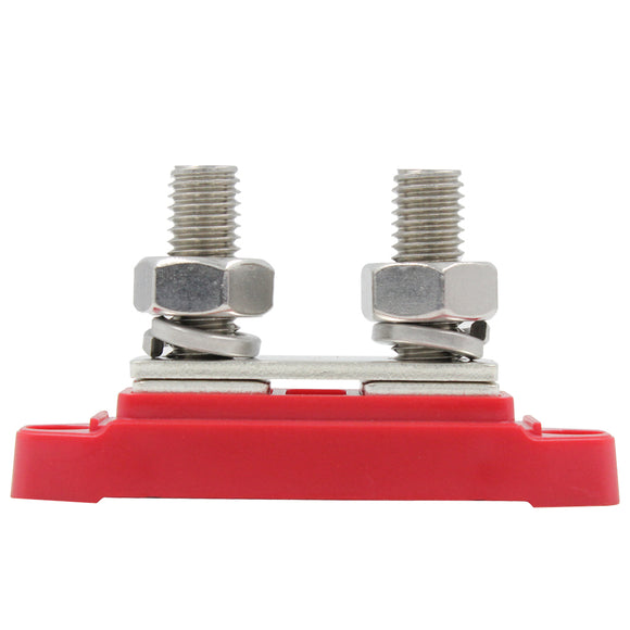 twin m10 power distribution bolt on cover red