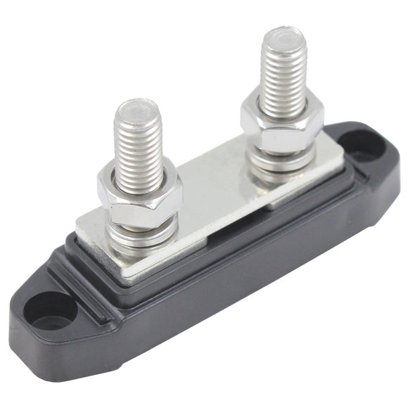 twin m8 power distribution bolt on cover black