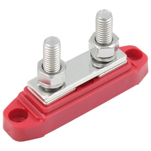 twin m8 power distribution bolt on cover red