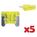 mini blade fuses yellow