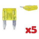 mini blade fuses yellow