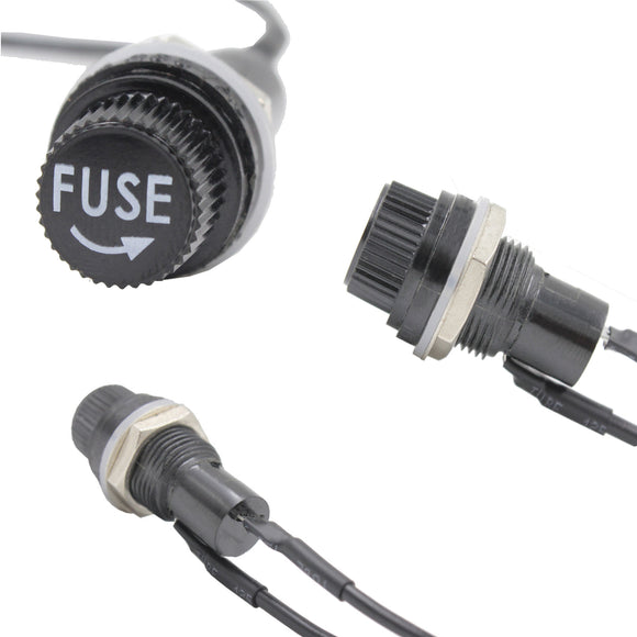 panel mount glass fuse holder