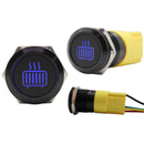 Laser Etched Blue Heater