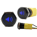 Laser Etched Blue Speaker