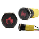 Laser Etched Red Heater