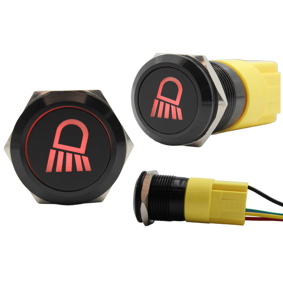 Laser Etched Red Lights 3