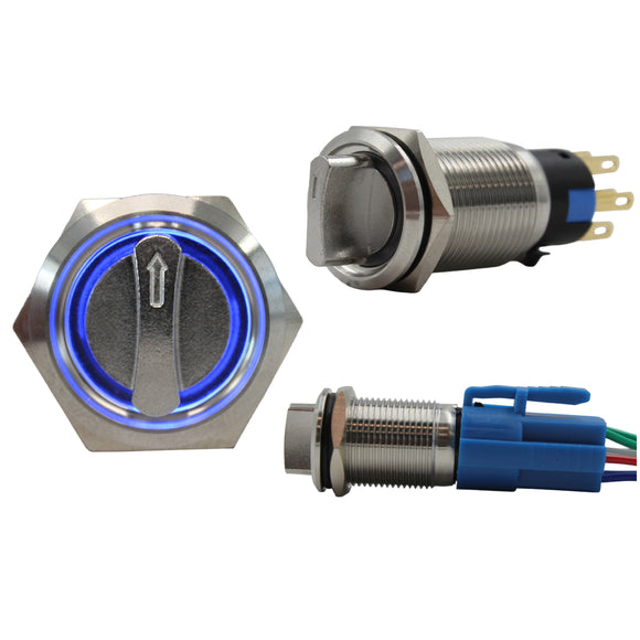 Rotary Switch Blue LED