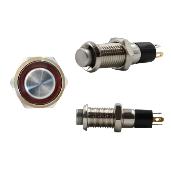 8mm Momentary Push Button Switch with LED (T-102 Series)