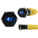 Laser Etched 16mm Blue LED Speaker