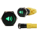 Laser Etched 16mm Green LED Speaker