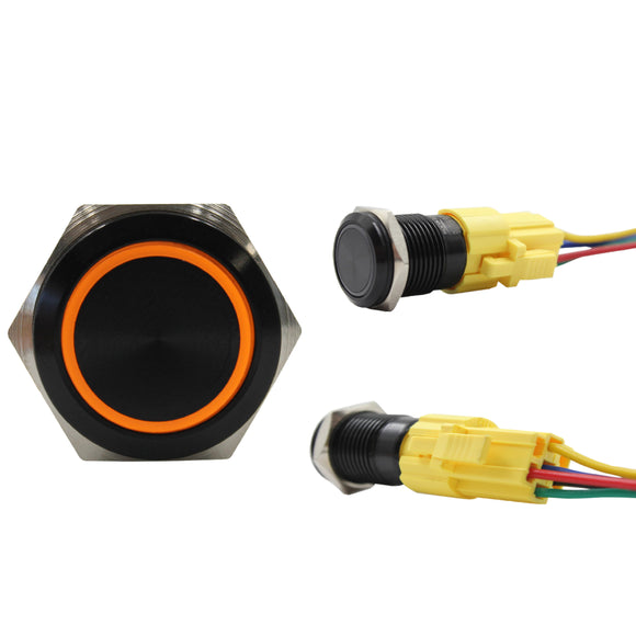 16mm Momentary Push Button Switch with LED (R16-M Series)