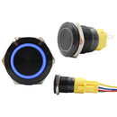 19mm Switch with Blue LED
