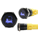 Push Button Switch with Centre Blue LED Air Compressor