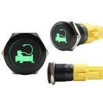 Push Button Switch with Centre Green LED Air Compressor 