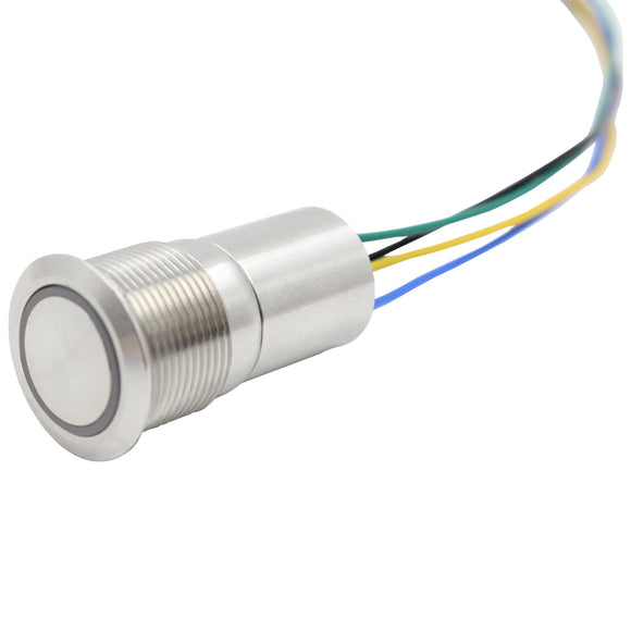 316 Stainless Steel 19mm Push Switch (RT-AS1 Series)