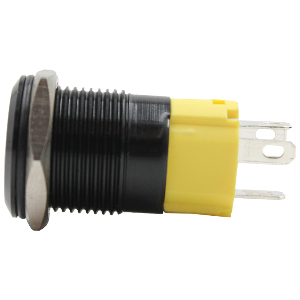 Laser Etched 16mm Push Switch/Centre LED 