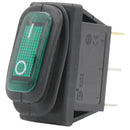 rocker switch 17x34mm green