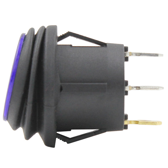 round toggle switch blue