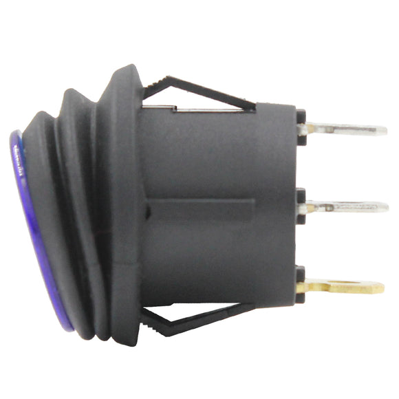 round toggle switch blue