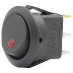 round toggle switch red