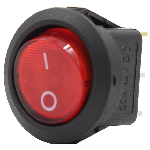 small toggle switch red