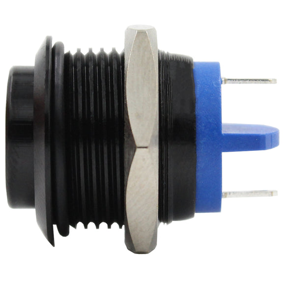 16mm Anodised Aluminium Momentary Push Button Switch (T-A02 Series)