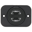 Dual Type-C USB Charger Round White