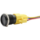 16mm Latching Push Button Switch with LED (Pre-Wired)