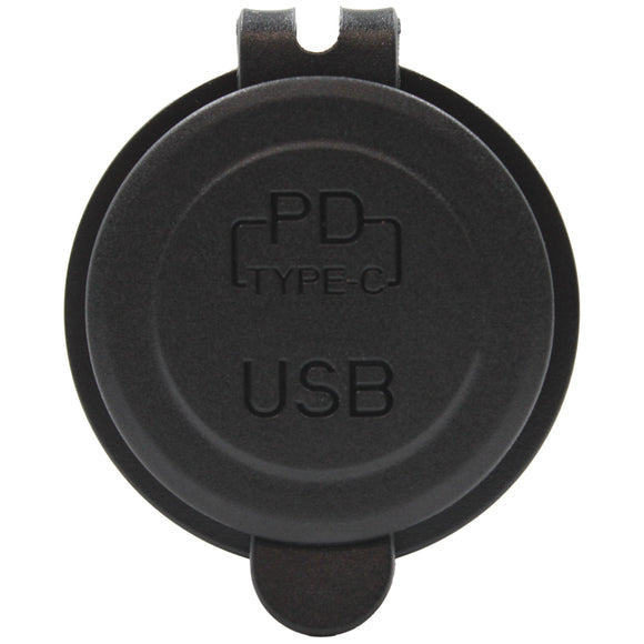 100W Type-C USB + 36W USB-A - Round