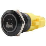 Laser Etched 19mm Push Switch/Ring LED (R19 Series)