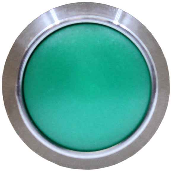 12mm Round Stainless Push Switch Green LED