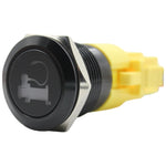 Laser Etched 19mm Push Switch/Centre LED (X19 Series)