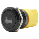 Laser Etched 22mm Push Switch/Centre LED (X22 Series)