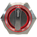 19mm Latching/Non-momentary Rotary Switch Red LED