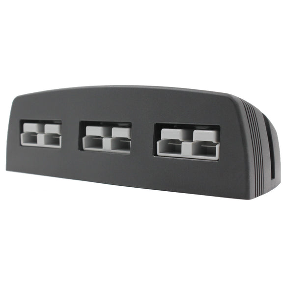 triple 50a anderson type plug surface mount front