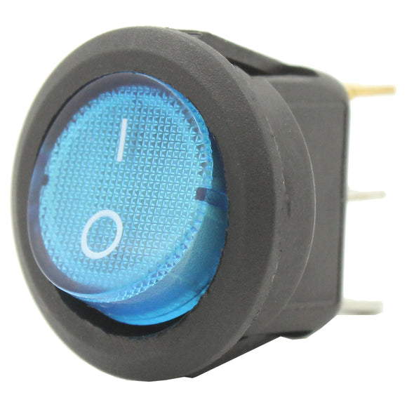 round toggle switch blue