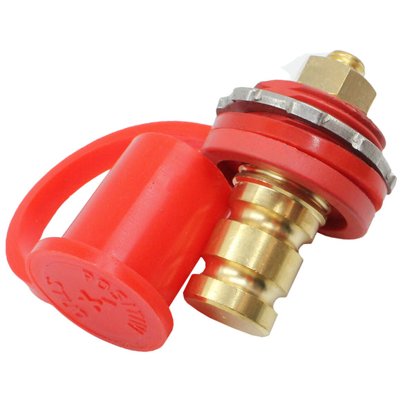 Red M10 Battery Post Through